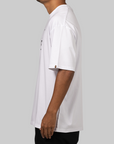 Bape Logo Inside Out Relaxed Fit T-Shirt - White