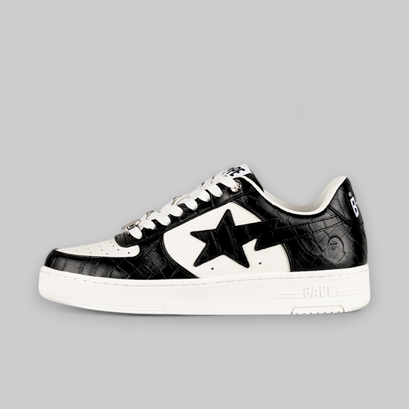 Bape STA #3 M2 - Black/White Crocodile Texture – LOADED