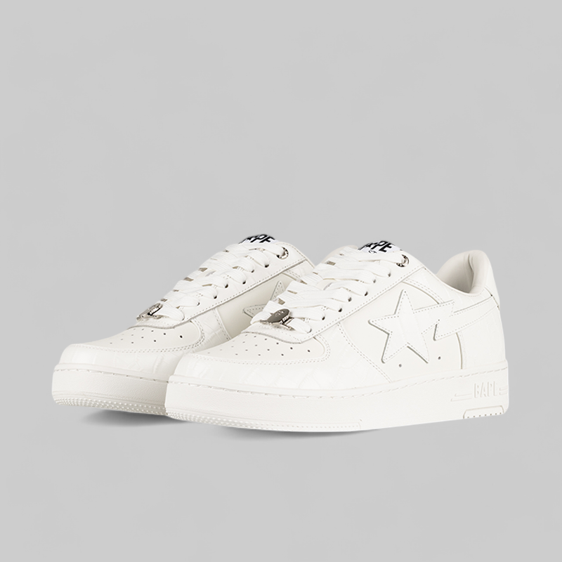 Bape STA #3 M2 Triple White Crocodile Texture – LOADED