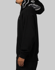 Shark Logo Relaxed Fit Hoodie - Black