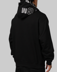 Shark Logo Relaxed Fit Hoodie - Black