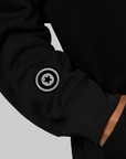 Shark Logo Relaxed Fit Hoodie - Black