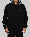 Ape Head One Point Shark Zip Hoodie - Black