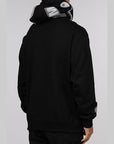 Ape Head One Point Shark Zip Hoodie - Black
