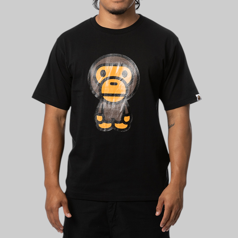Authentic BAPE (A Bathing Ape) Glitter Big Baby Milo T-Shirt