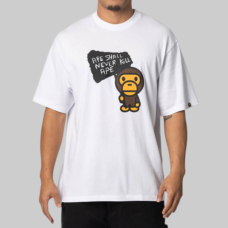 BABY MILO® Tシャツ Lサイズ Authentic BAPE (A Bathing Ape) Baby Milo Graphic Relaxed Fit T