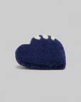 Heart Rug Coaster - Navy