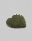 Heart Rug Coaster - Olive Drab