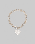 Heart Silver Bracelet - Silver
