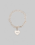 Heart Silver Bracelet - Silver