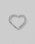 Heart Carabiner - Silver
