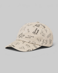 Corduroy Patchwork Cap - White