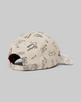 Corduroy Patchwork Cap - White