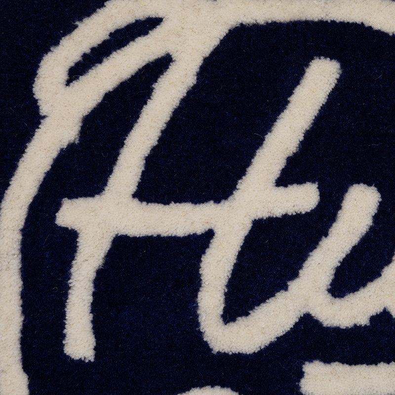 ネイビー humanmade HEART RUG MEDIUM 新作 Human Made Men's Heart Rug in Blue Human Made