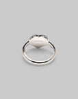 Heart Silver Ring - Silver