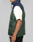 1996 Retro Nuptse Vest - Pine Needle/Summit Navy - LOADED
