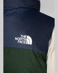 1996 Retro Nuptse Vest - Pine Needle/Summit Navy - LOADED