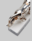 Panther Incense Chamber - Silver