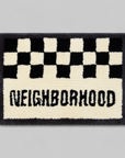 NH X Gallery 1950 . Checker Rug /Door Mat - Black