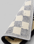 NH X Gallery 1950 . Checker Rug /Door Mat - Black