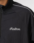 NH X Malbon Golf . Quarter Zip Jacket - Black
