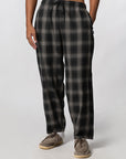 Hombre Check Easy Pant - Black/Grey