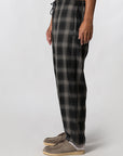 Hombre Check Easy Pant - Black/Grey