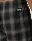 Hombre Check Easy Pant - Black/Grey