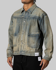 Savage Denim Type-1 MOD Jacket - Indigo