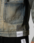 Savage Denim Type-1 MOD Jacket - Indigo