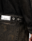 Washed Denim Type-2 Jacket - Black