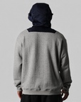 Combination Sweat Hoodie - Grey