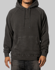Pigment Dyed Sweat Hoodie - Black