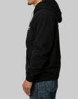 Staple Sweat Zip Hoodie - Black