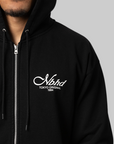 Staple Sweat Zip Hoodie - Black
