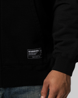 Staple Sweat Zip Hoodie - Black
