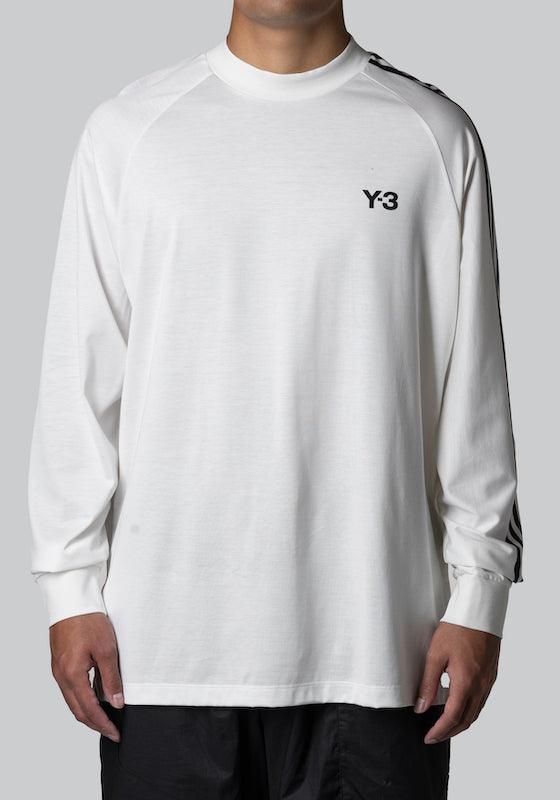 3 Stripes Long Sleeve - Off White/Black