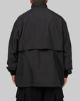 3 Stripes Nylon Half Zip - Black - LOADED