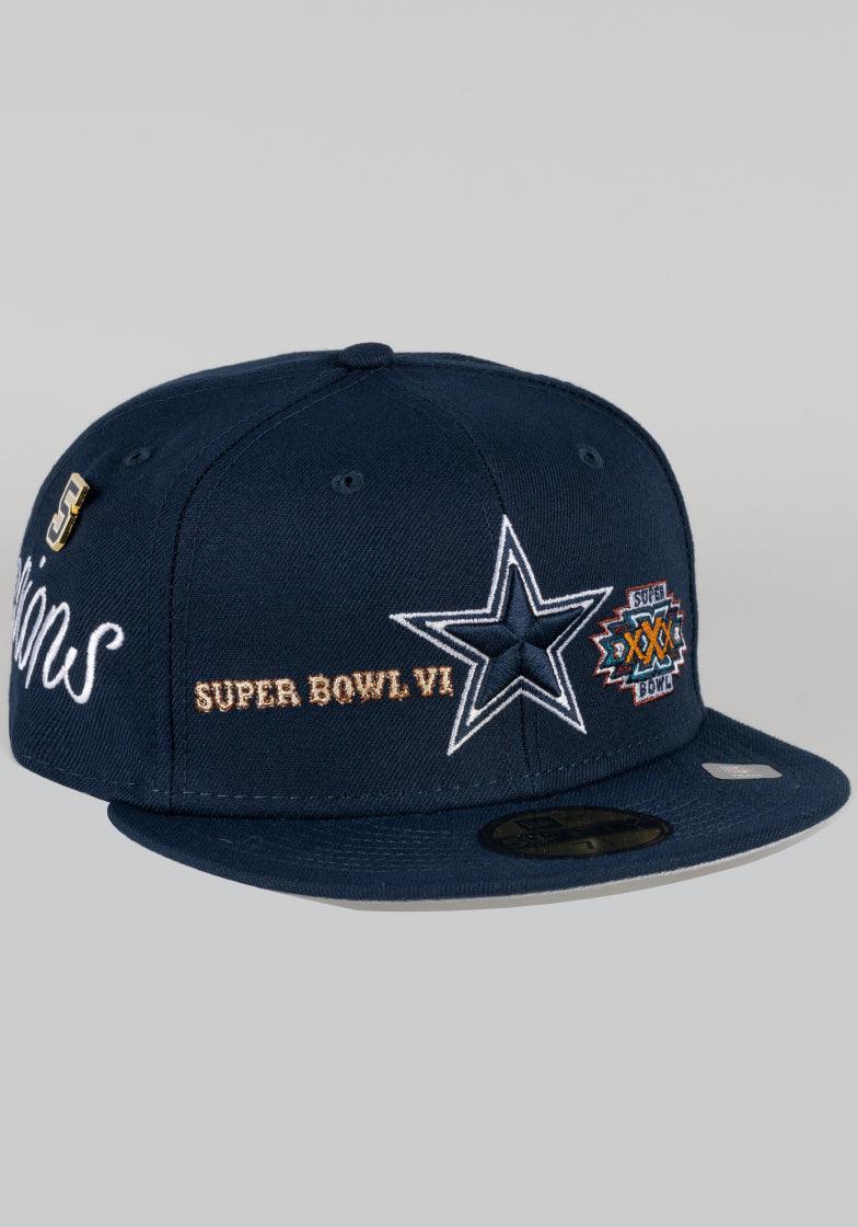 Dallas Cowboys New Era Historic Champs 59FIFTY Fitted Hat - Navy