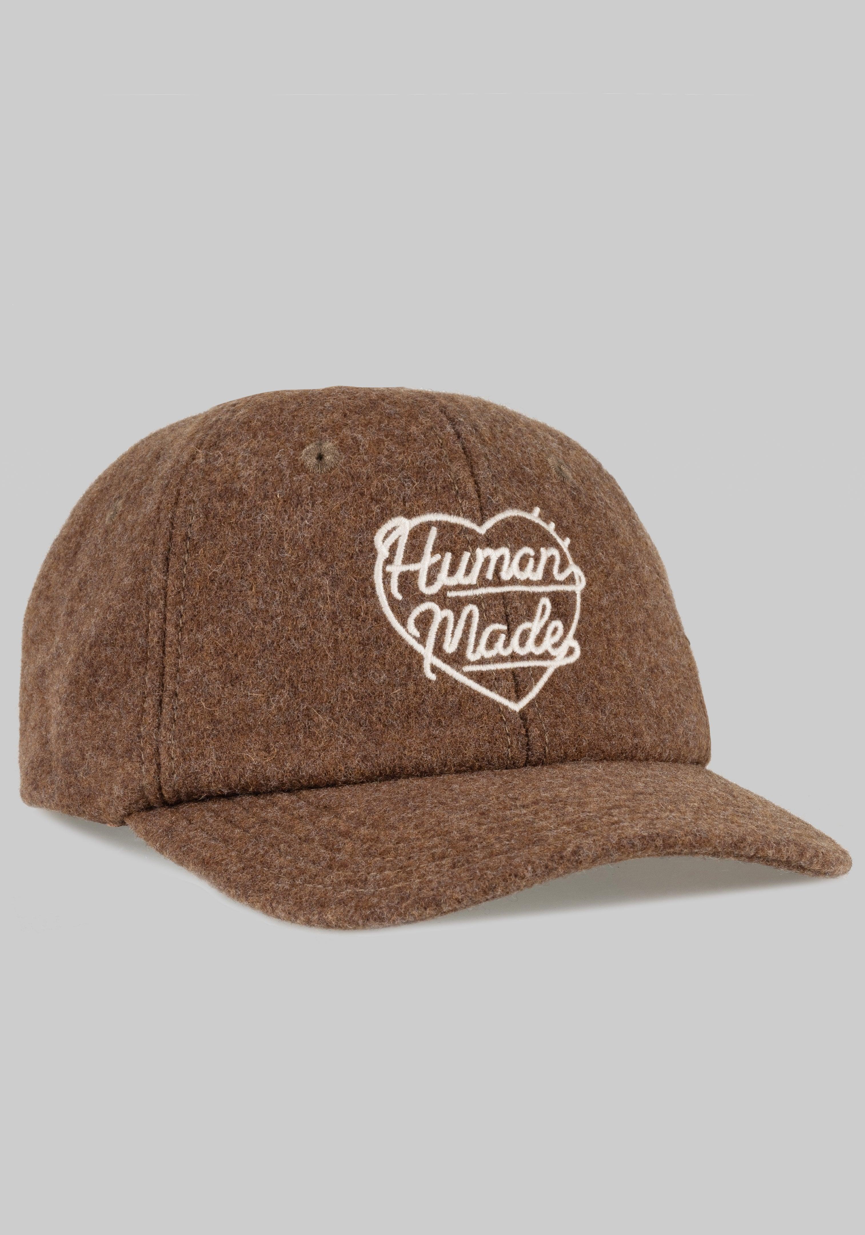 6 Panel Wool Cap - Brown