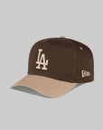 9Forty KFrame Snapback Los Angeles Dodgers 'Toffee Walnut' - LOADED