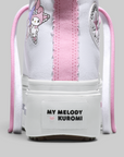X Sanrio My Melody & Kuromi Chuck Taylor Lift Double Stack - White