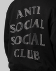 Rhinestone Mind Games Hoodie - Black/White
