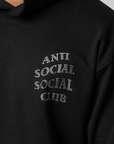 Rhinestone Mind Games Hoodie - Black/White