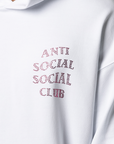 Rhinestone Mind Games Hoodie - White/Pink