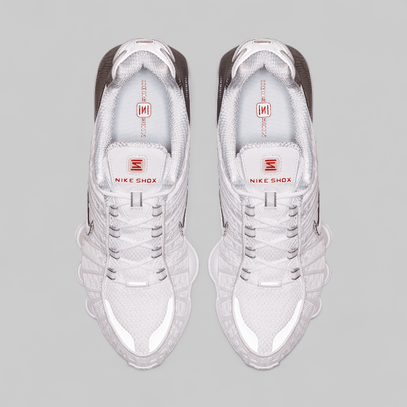 Shox TL White/Metallic Silver1