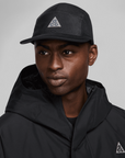 ACG Fly Cap with detachable cape - Black/Reflective Silver