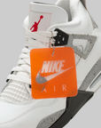 Air Jordan 4 Retro OG "White Cement" (Grade School)