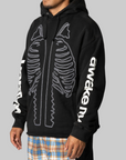 Vanson Bones Hoodie - Black