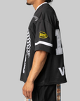 Vanson Football Jersey - Black